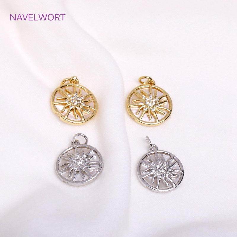 Pendentif soleil en laiton pla - Jewelry & Watches Review avis et prix