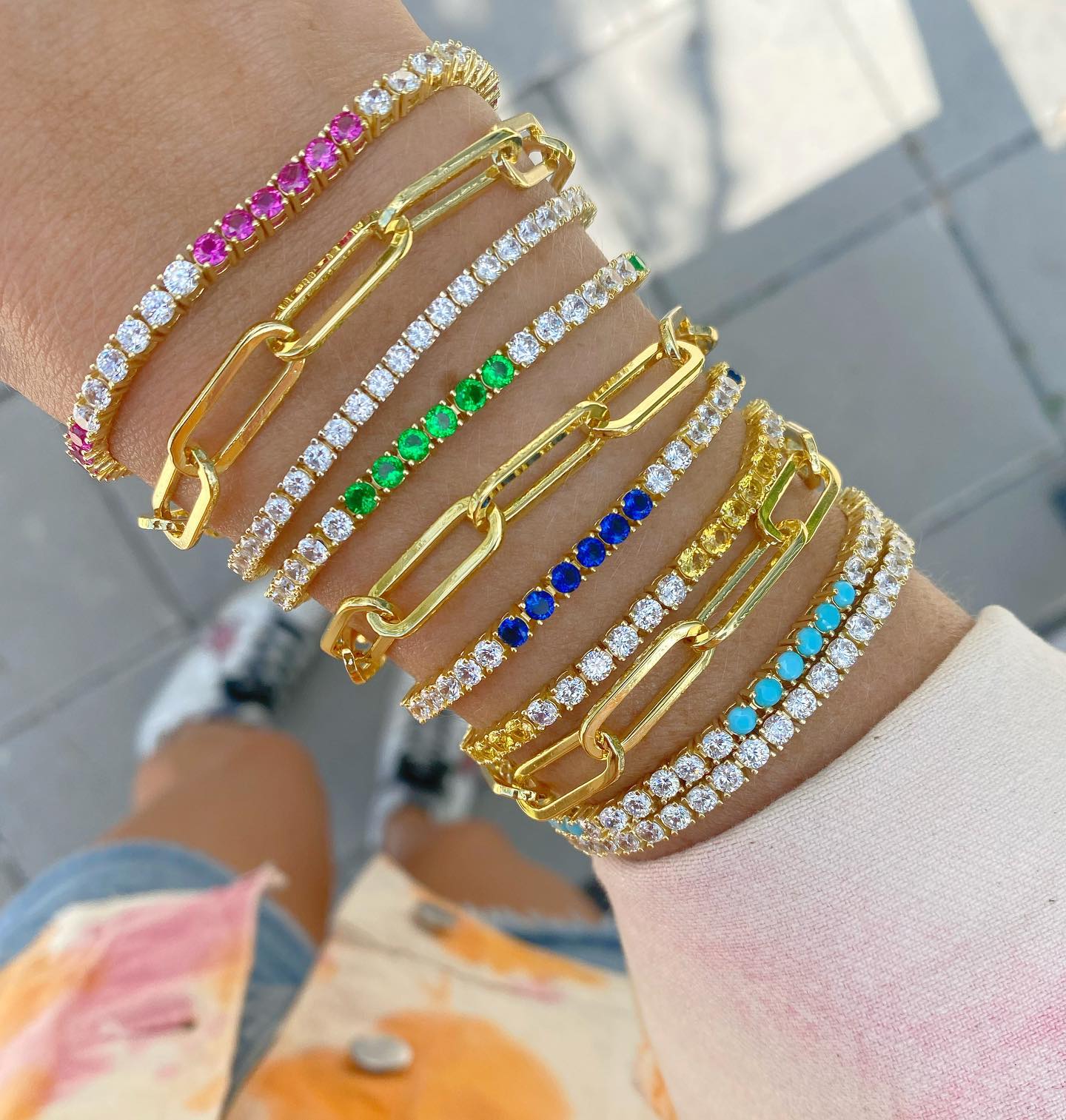 Bracelet de Tennis en Zircon C - Tennis Bracelet Cubic avis et prix
