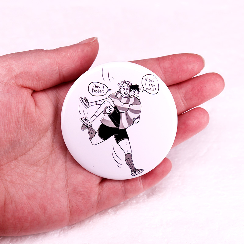Épingle à bouton Pinback Heart - Nick'S Jewelry & Watches Reviews avis et prix