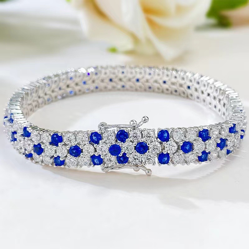 Bracelet tennis double rangée  - Tennis Bracelet Cubic avis et prix