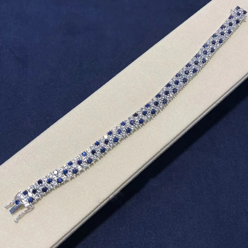 Bracelet tennis double rangée  - Tennis Bracelet Cubic avis et prix