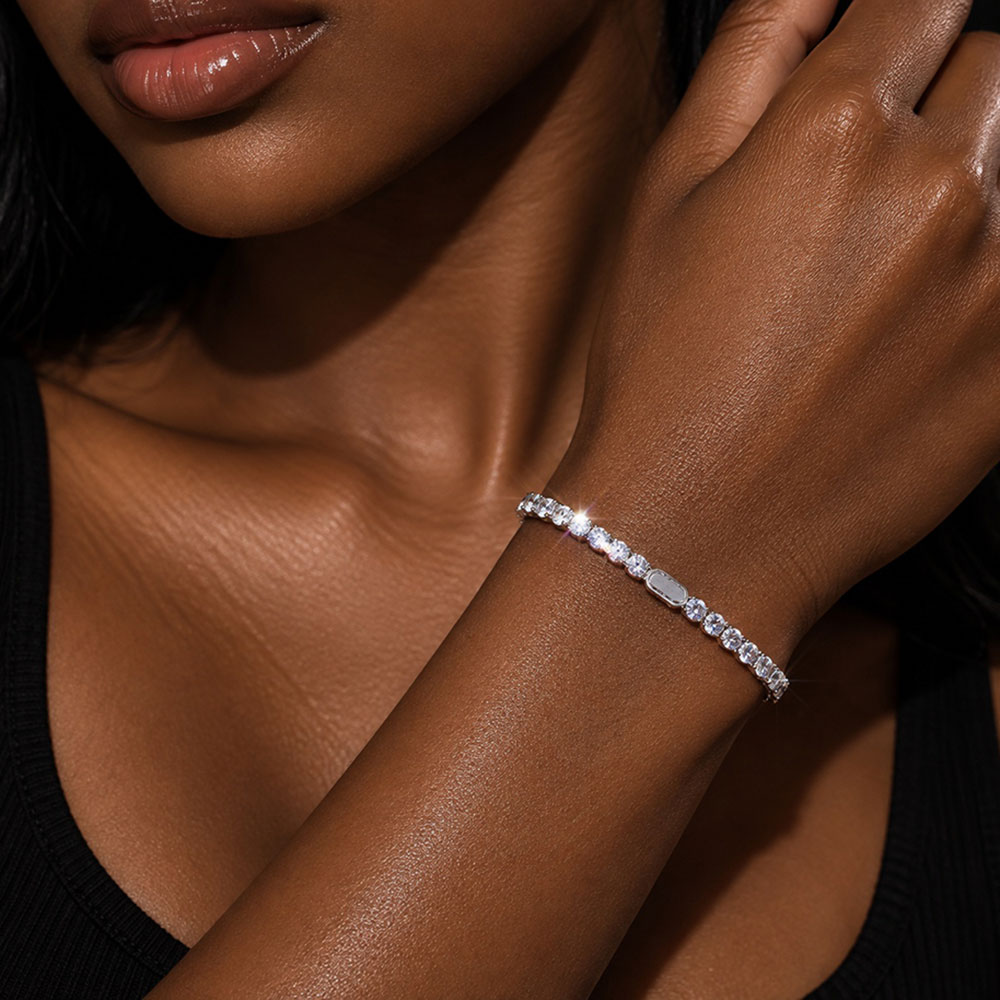 Bracelet de tennis ESKEEM 3/4/ - Tennis Bracelet Cubic avis et prix