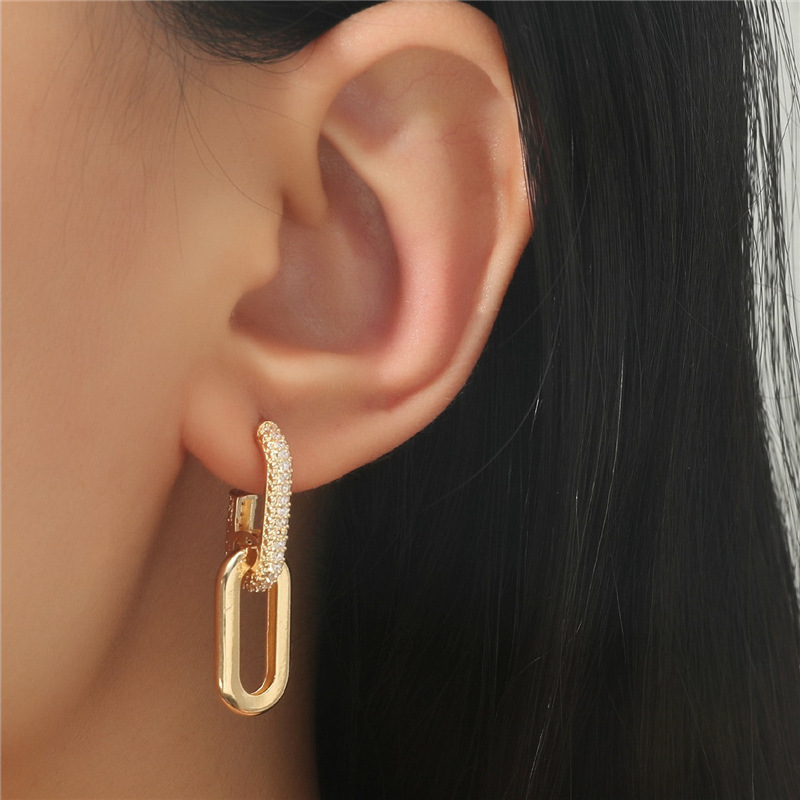 Boucles d'oreilles rétro en zi - Drop Earrings avis et prix