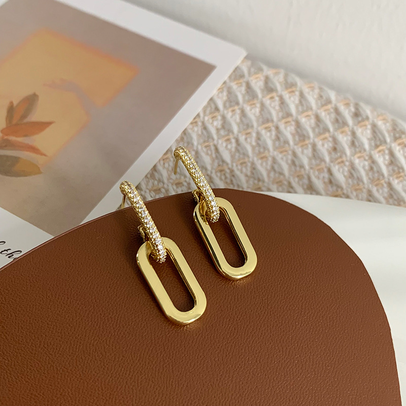 Boucles d'oreilles rétro en zi - Drop Earrings avis et prix