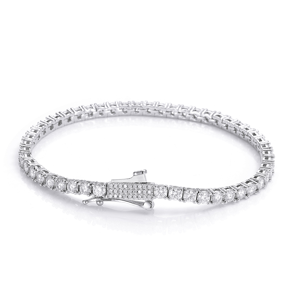 Bracelet Tennis Iced Out 3mm 4 - Tennis Bracelet Cubic avis et prix