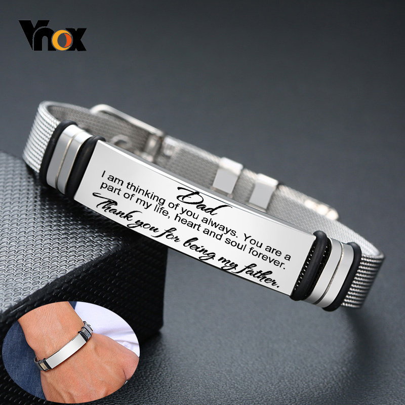 Vnox-Bracelets en acier inoxyd - Jewelry Watches For Men avis et prix