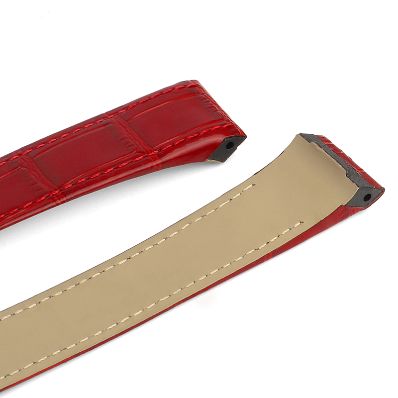 Bracelet de montre en cuir vér - Cartier Watch Santos avis et prix