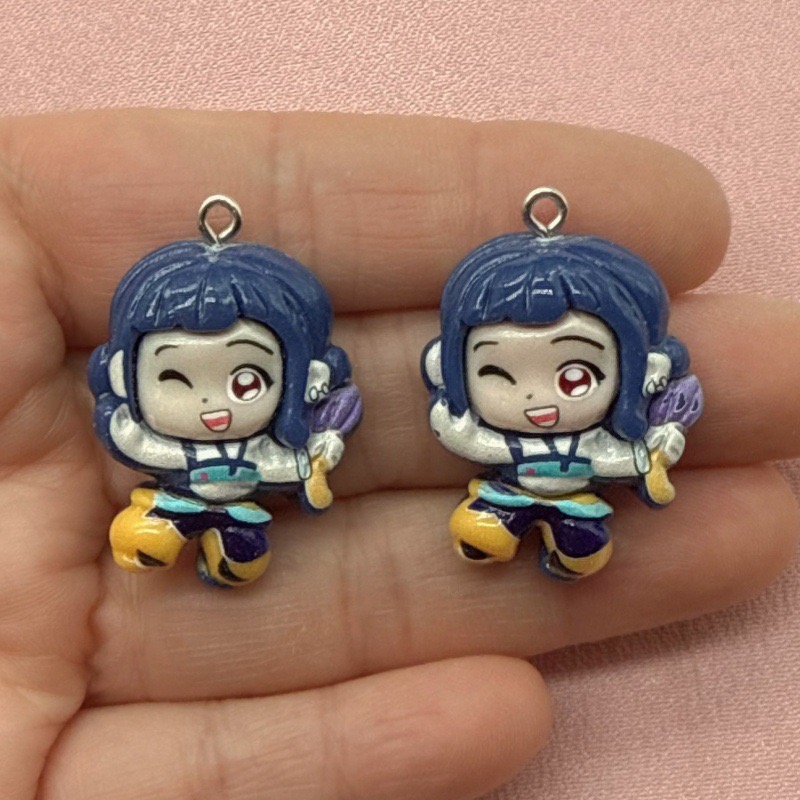 Pendentif en résine de dessin  - Drop Earrings avis et prix