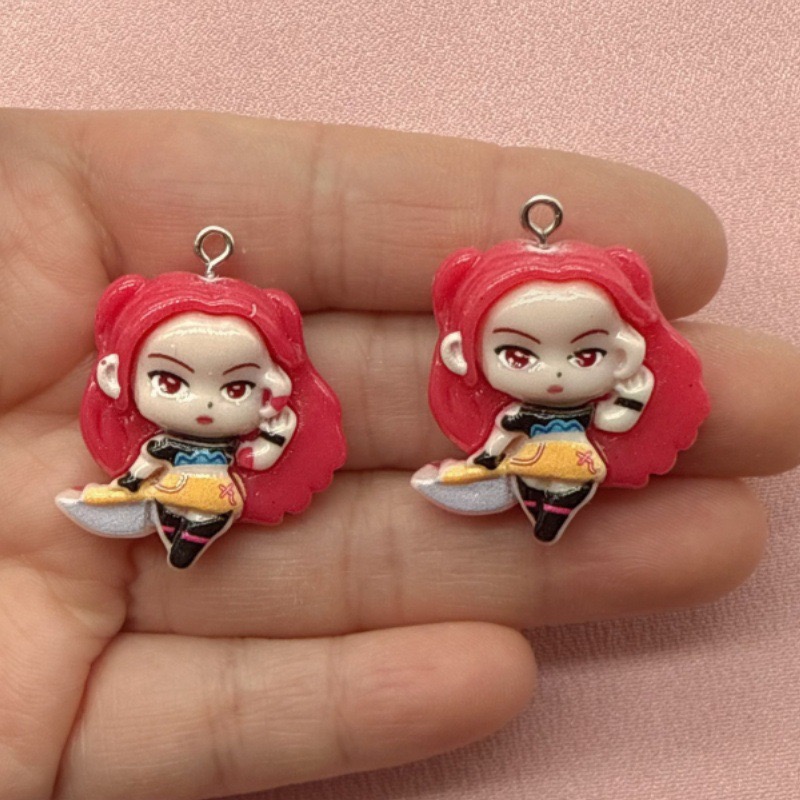 Pendentif en résine de dessin  - Drop Earrings avis et prix