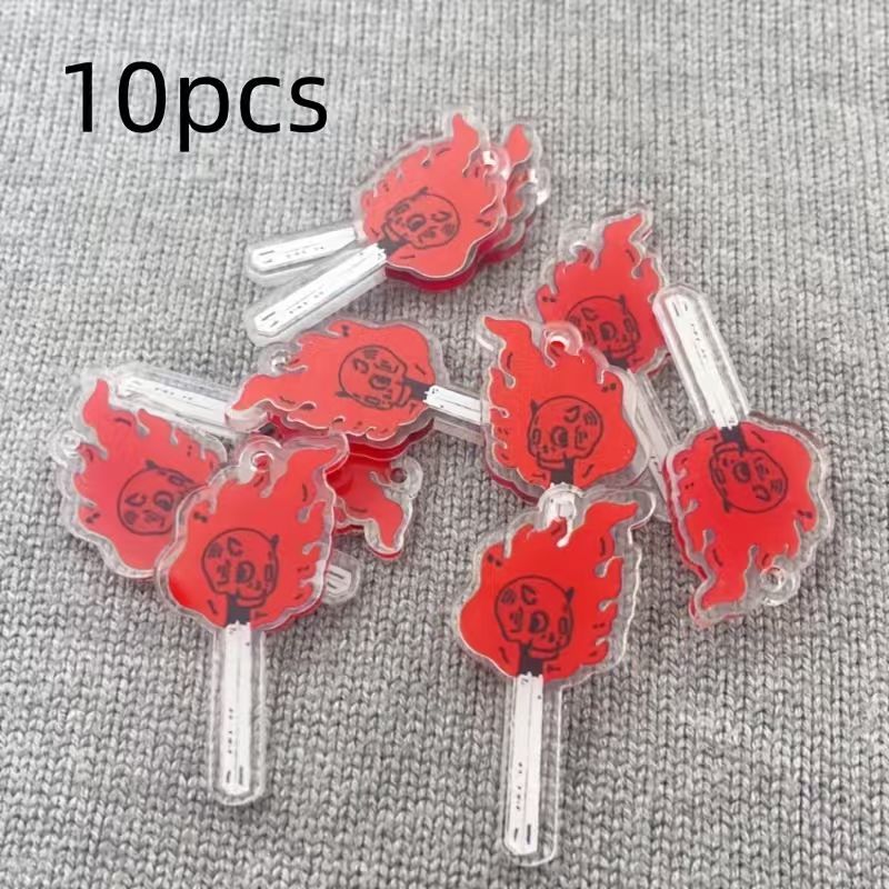 Pendentif tête de mort en acry - Drop Earrings avis et prix