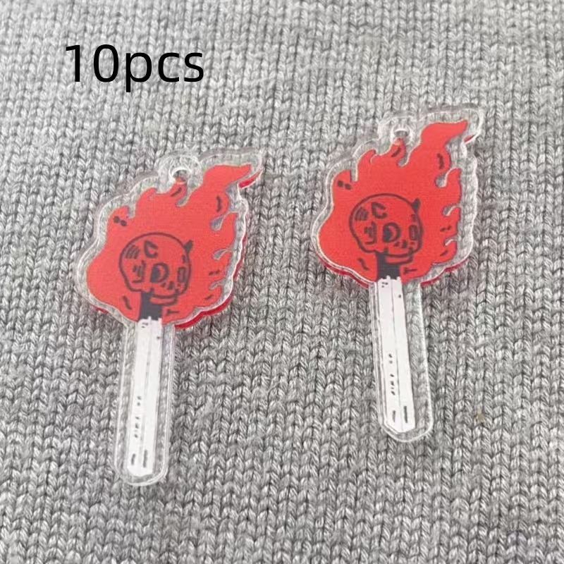 Pendentif tête de mort en acry - Drop Earrings avis et prix
