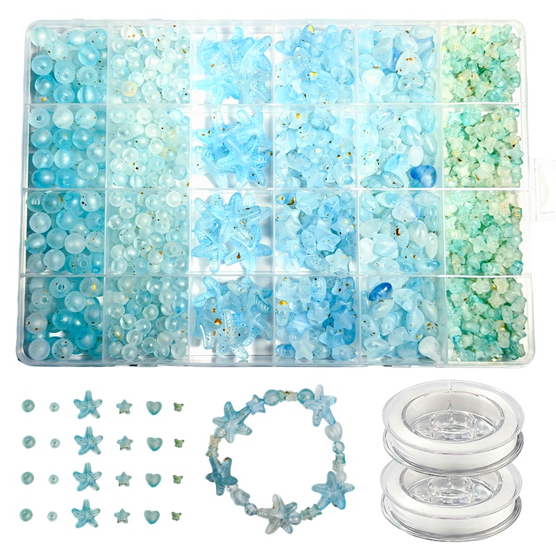 Perles acryliques mates dégrad - Fine Jewelry & Watches Photos avis et prix