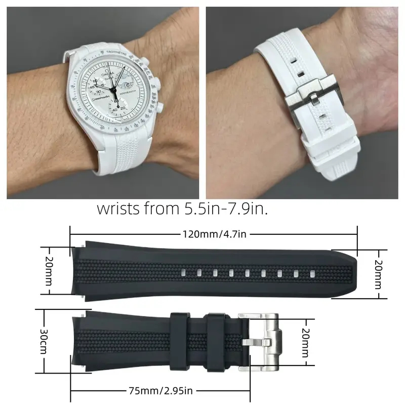 Bracelet de montre en silicone - Omega Watch Seamaster avis et prix