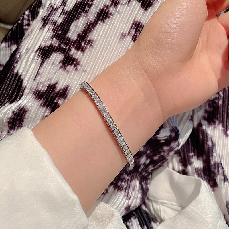 Bracelet de Tennis de marque à - Tennis Bracelet Cubic avis et prix