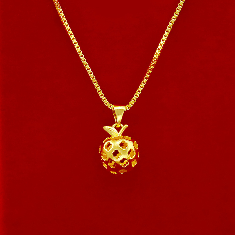 Collier pendentif creux en or  - Eve Jewelry & Watches Distribuidor Oficial Rolex Buenos Aires avis et prix