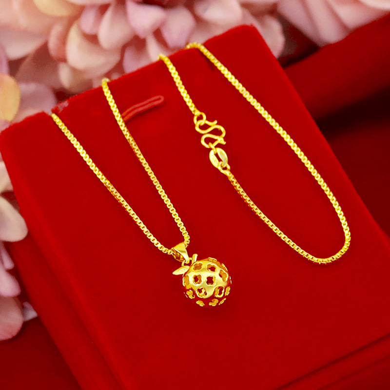 Collier pendentif creux en or  - Eve Jewelry & Watches Distribuidor Oficial Rolex Buenos Aires avis et prix