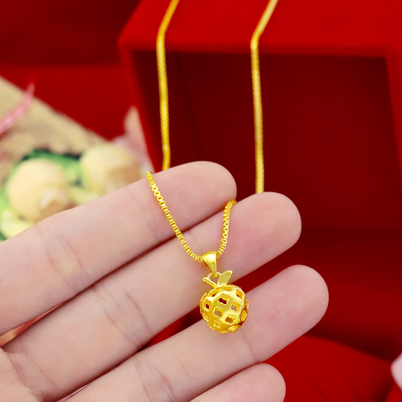 Collier pendentif creux en or  - Eve Jewelry & Watches Distribuidor Oficial Rolex Buenos Aires avis et prix